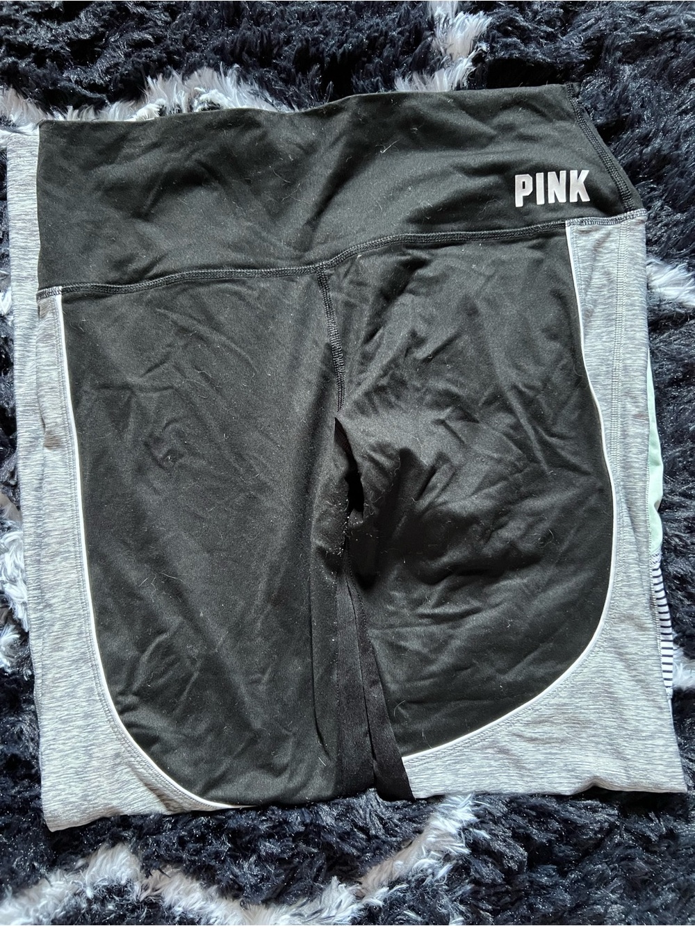 PINK Victoria's Secret Black, Mint and Gray Athletic leggings